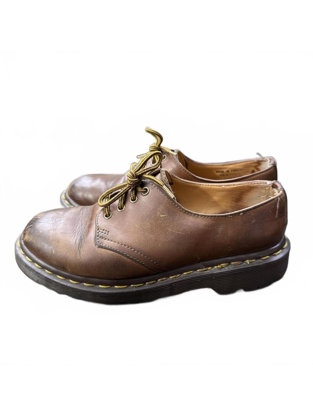 Dr Martens Docs 1561/59 Oxfords Women’s Sz 6 Brown Leather 4 Eye Vtg England